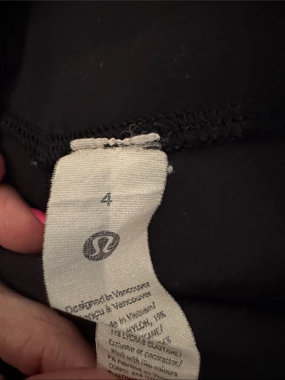 lululemon athletica High-Waist Black Performance Shorts
